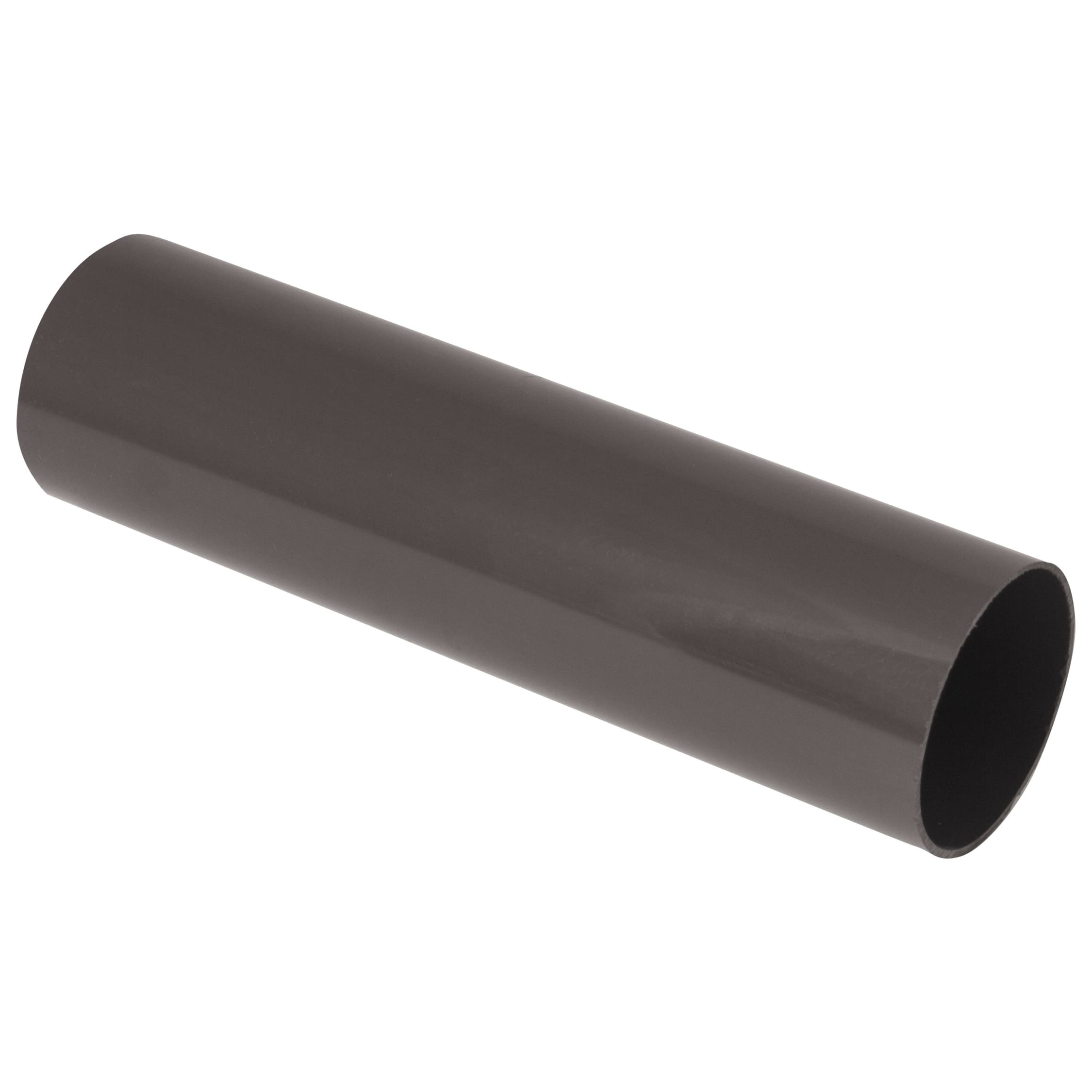 Rainwater Downpipe 1 Metre Lengths Black Square Or Round 68mm Pipe